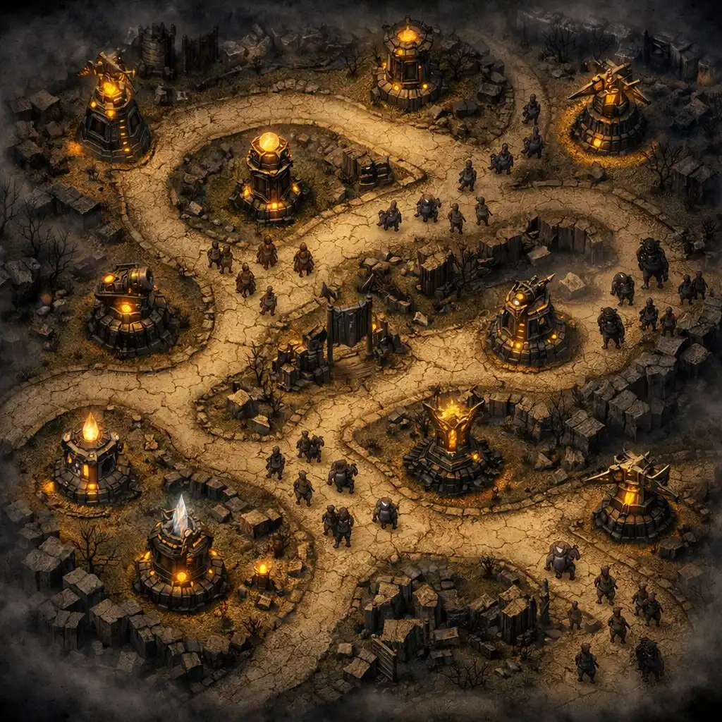 Mapa tower defense